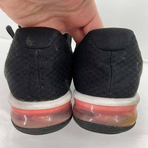 NIKE AirMax Sequent 2 Running Shoe Athletic Sneaker Black Pink Women's Size 11.5 - Picture 7 of 10